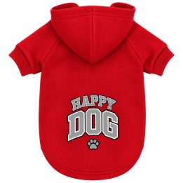 PCHEŁKA Happy Dog 26 rosso - abbigliamento cane - taglia XXS