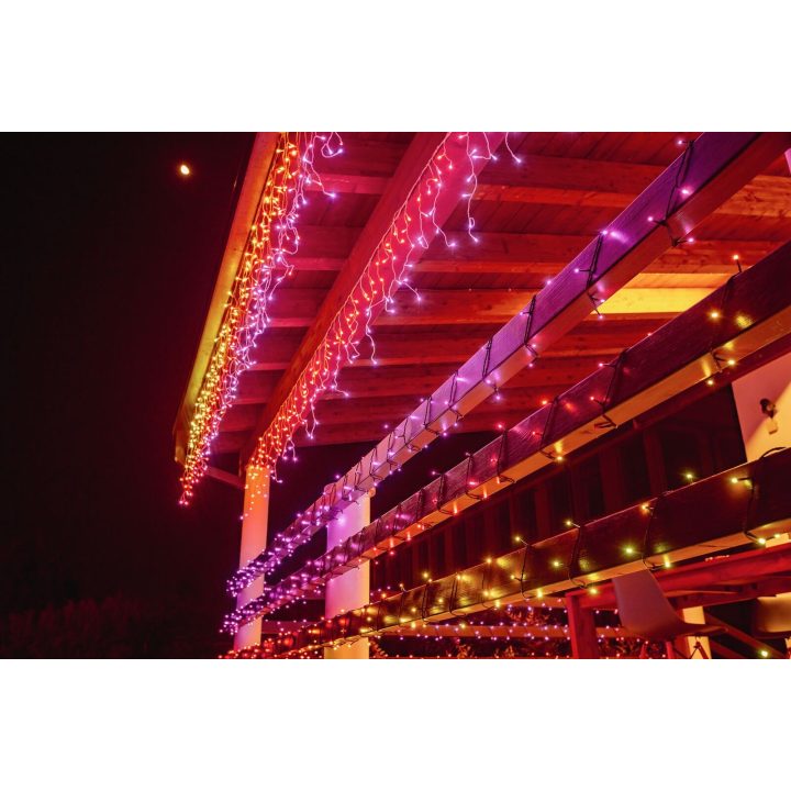 INTELLIGENTE LED ICICLES TWINKLY 190 RGB 5X0.7M