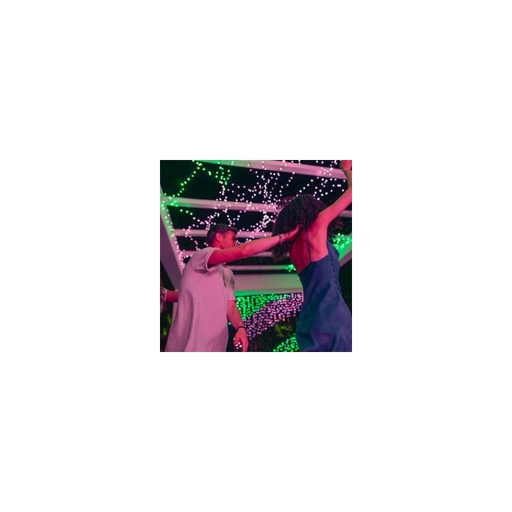 Luci di Natale Twinkly Candies LED TWKC100RGB-G 6 M forma candela