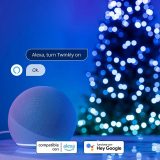 Luci di Natale Twinkly Candies LED TWKC200RGB-G forma candela