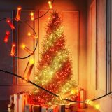 Luci di Natale Twinkly Candies LED TWKC200RGB-G forma candela