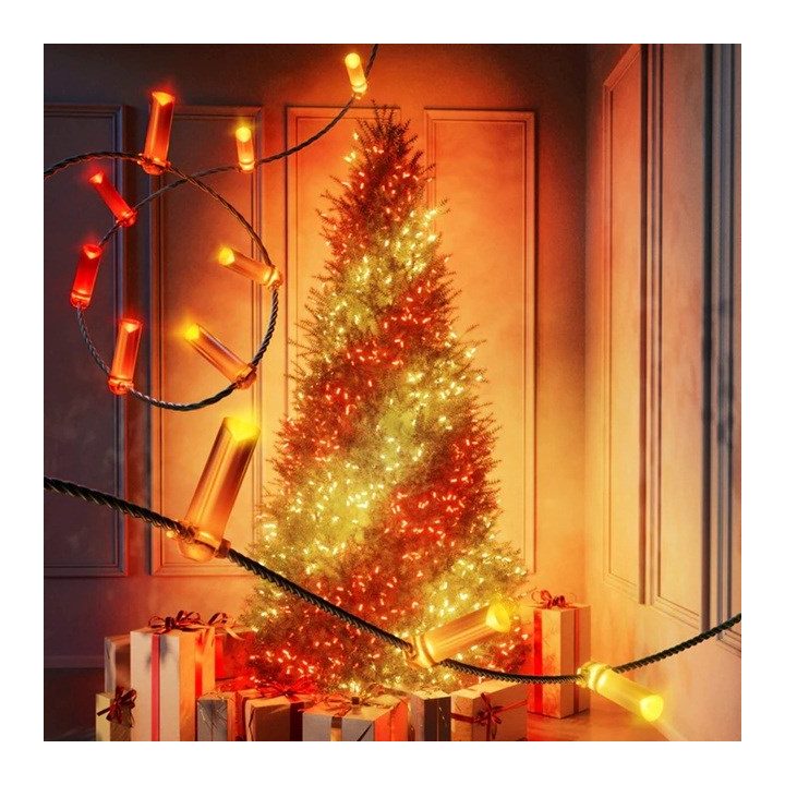 Luci di Natale Twinkly Candies LED TWKC200RGB-G forma candela