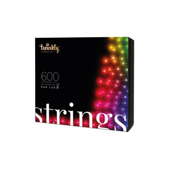 TWINKLY Strings 600 (TWS600STP-BEU) Luci natalizie intelligenti per albero 600 LED RGB 48 m