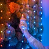Luci natalizie per albero Twinkly Candies LED TWKP100RGB-T 6 m 100 a forma di perla
