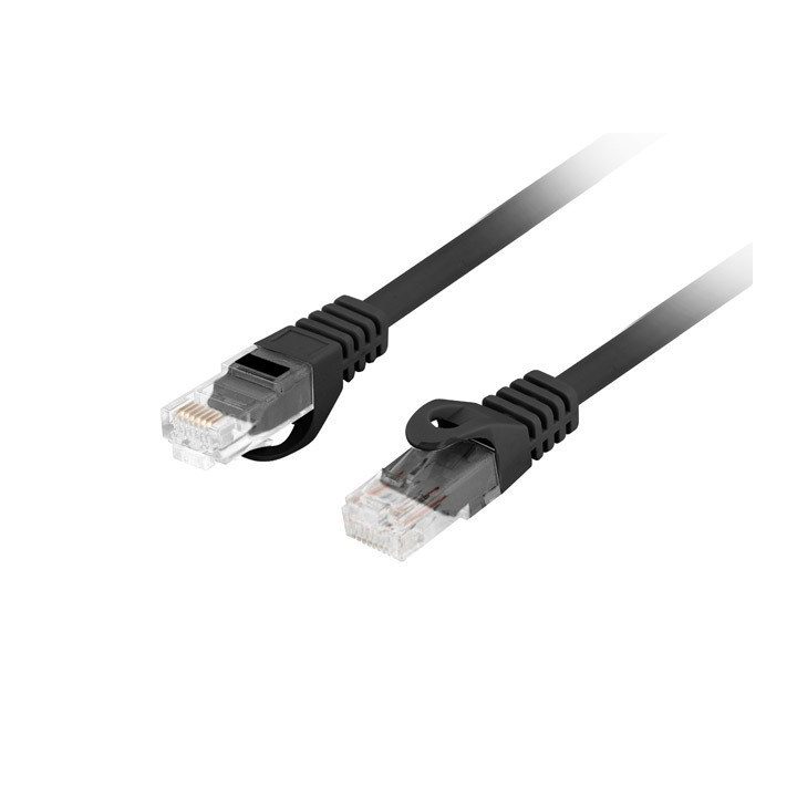 Lanberg PCU6-10CU-0025-BK cavo di rete nero 0.25 m Cat6 F/UTP (FTP) rotondo