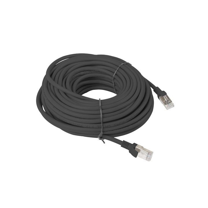 Lanberg PCU6-10CC-2000-BK cavo di rete Nero 20 m Cat6 U/UTP (UTP)