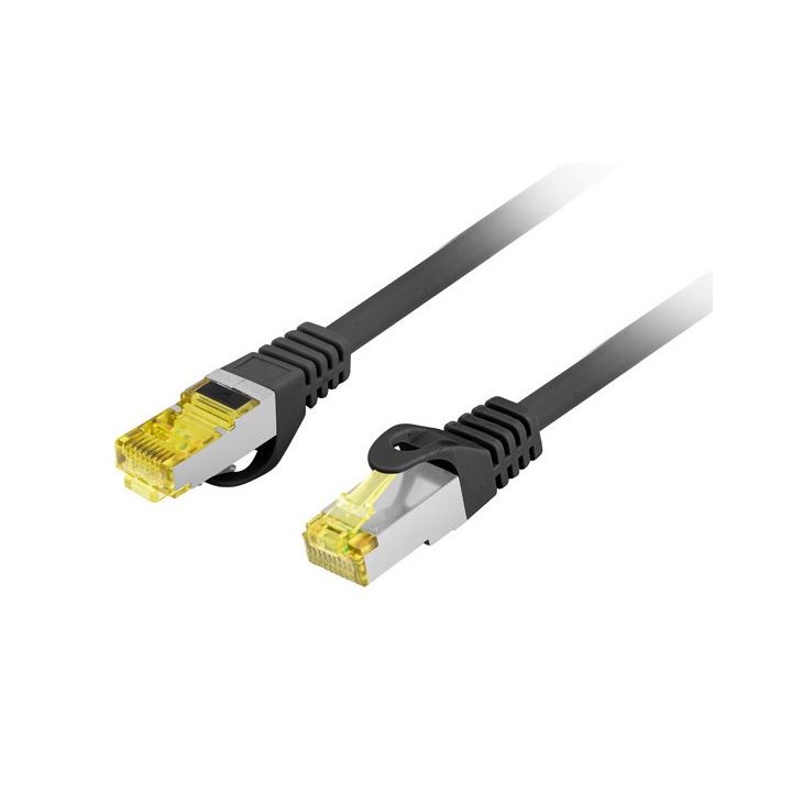 Lanberg PCF6A-10CU cavo di rete nero 0.25 m Cat6a S/FTP (S-STP) rotondo