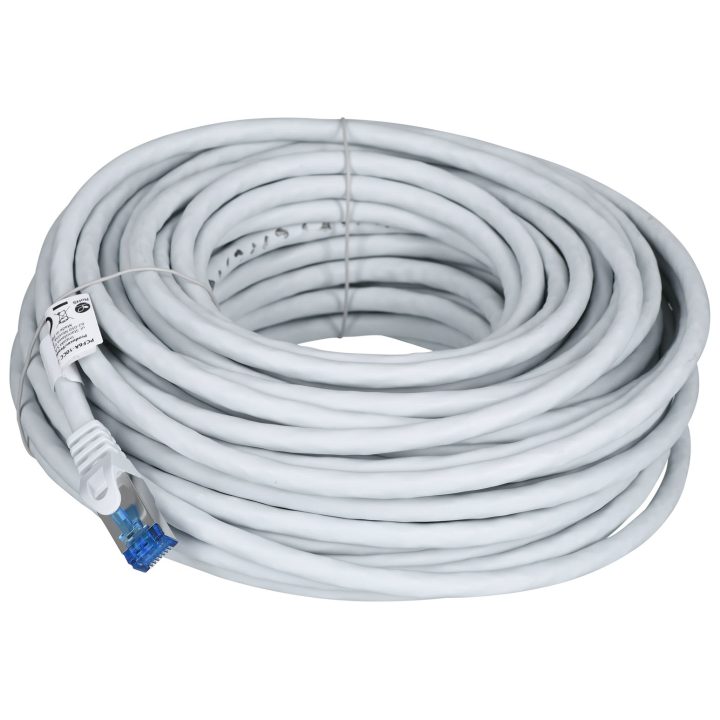 Lanberg Patchcord S/FTP Cat.6a 20m grigio LSZH