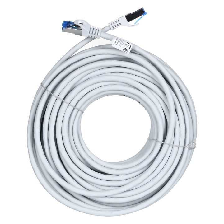 Lanberg Patchcord S/FTP Cat.6a 20m grigio LSZH