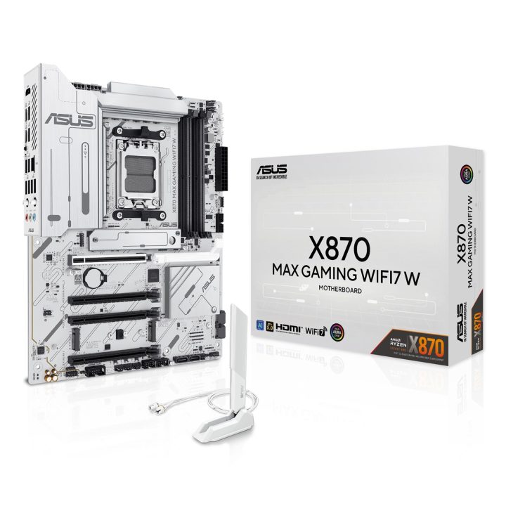ASUS X870 MAX GAMING WIFI7 W AMD X870 Socket AM5 ATX