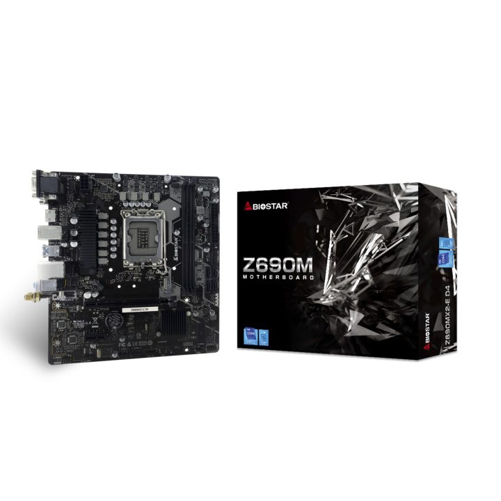 Biostar Z690MX2-E D4 scheda madre Intel Z690 LGA 1700 micro ATX