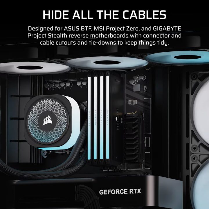 Corsair 4500X RS-R ARGB vetro temperato Mid-Tower nero Midi Tower