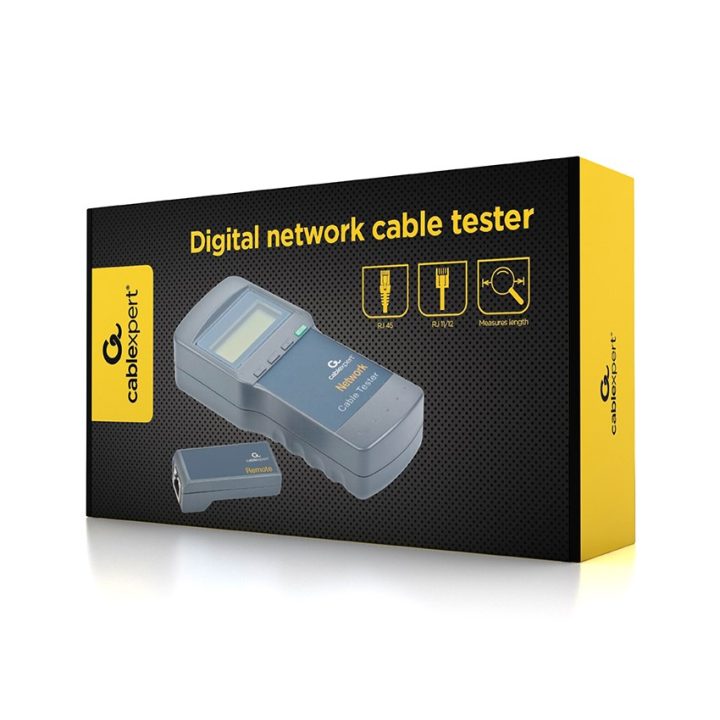 Cablexpert NCT-31 Tester digitale per cavi di rete nero