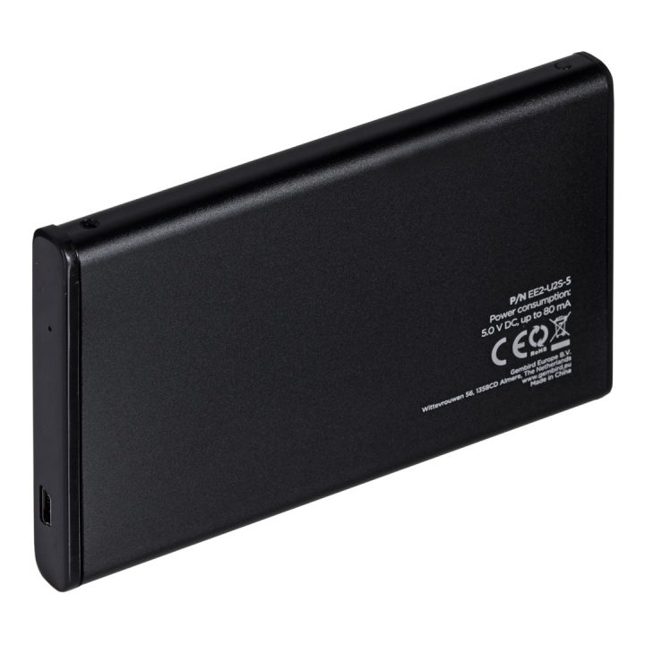Gembird EE2-U2S-5 custodia per unità di archiviazione HDD nero 2.5
