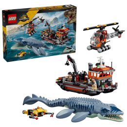 LEGO JURASSIC WORLD 77983 Mosasaurus Dinosaur Boat Attack