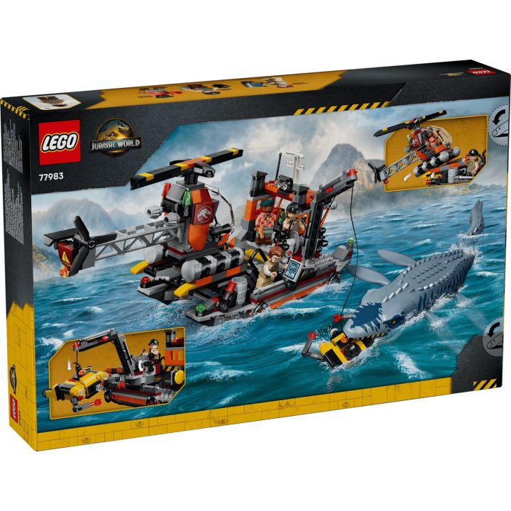 LEGO JURASSIC WORLD 77983 Mosasaurus Dinosaur Boat Attack