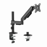 Gembird MA-DA1P-02 Braccio di montaggio regolabile per display da scrivania 17"-32" nero