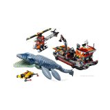 LEGO JURASSIC WORLD 77983 Mosasaurus Dinosaur Boat Attack