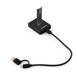 Gembird DD-U3M2 Stazione di aggancio drive storage USB 3.2 Gen 1 (3.1 Gen 1) Type-C Nero