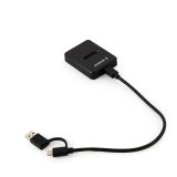 Gembird DD-U3M2 Stazione di aggancio drive storage USB 3.2 Gen 1 (3.1 Gen 1) Type-C Nero