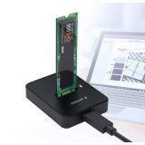 Gembird DD-U3M2 Stazione di aggancio drive storage USB 3.2 Gen 1 (3.1 Gen 1) Type-C Nero