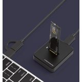 Gembird DD-U3M2 Stazione di aggancio drive storage USB 3.2 Gen 1 (3.1 Gen 1) Type-C Nero