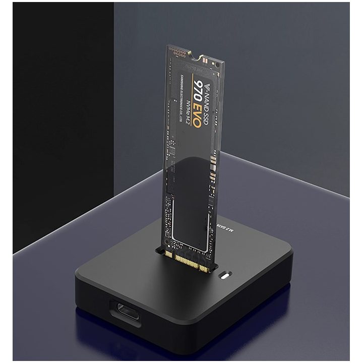 Gembird DD-U3M2 Stazione di aggancio drive storage USB 3.2 Gen 1 (3.1 Gen 1) Type-C Nero