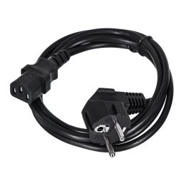 Gembird PC-186 cavo di alimentazione nero 1.8 m CEE7/4 C14 accoppiatore