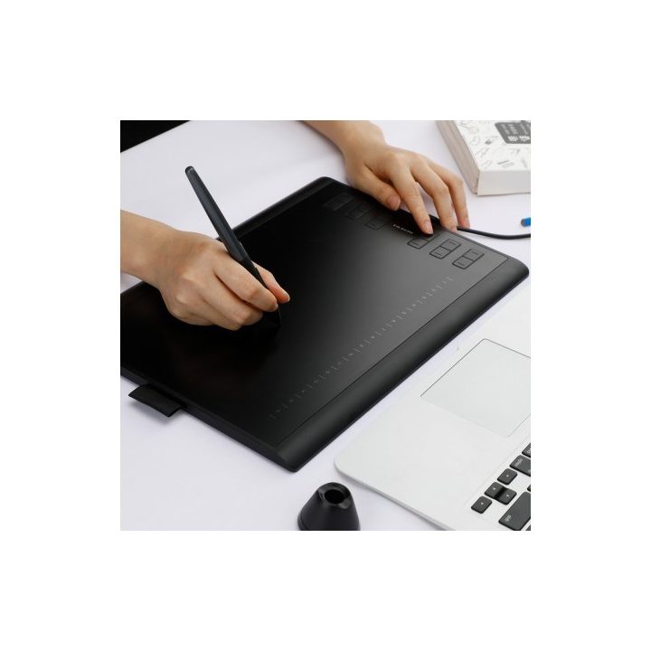HUION H1060P tavoletta grafica 5080 lpi 250 x 160 mm USB nero