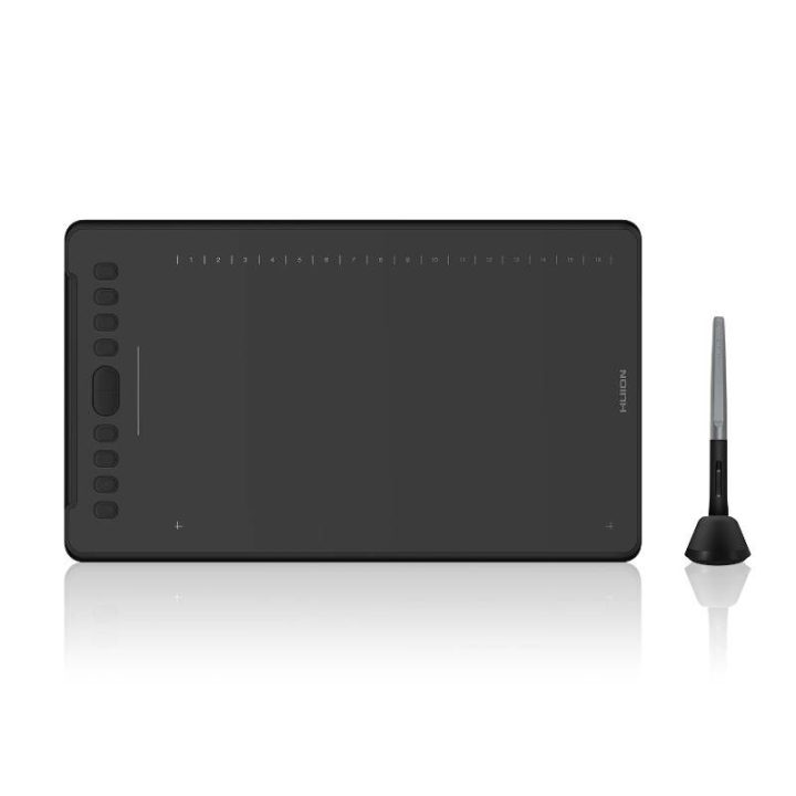HUION H1161 tavoletta grafica 5080 lpi 279.4 x 174.6 mm USB nero