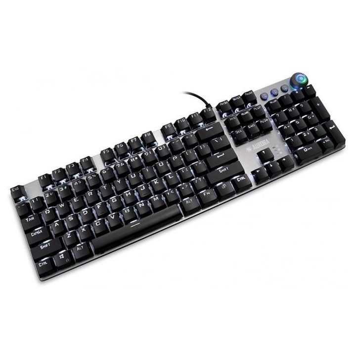 iBox Aurora K-4 tastiera USB QWERTY nero