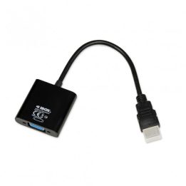 iBox IAHV01 adattatore cavo video HDMI tipo A (standard) VGA (D-Sub) nero
