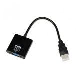 iBox IAHV01 adattatore cavo video HDMI tipo A (standard) VGA (D-Sub) nero