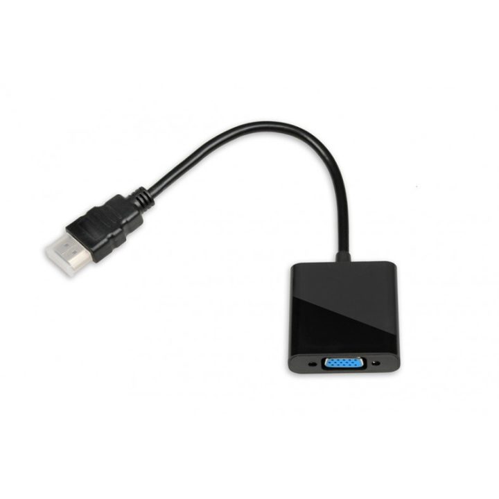 iBox IAHV01 adattatore cavo video HDMI tipo A (standard) VGA (D-Sub) nero