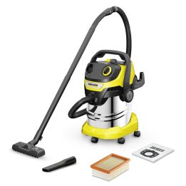 Kärcher WD 5 S V-25/5/22 acciaio inossidabile nero giallo 25 L 1100 W