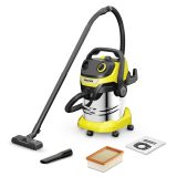 Kärcher WD 5 S V-25/5/22 acciaio inossidabile nero giallo 25 L 1100 W