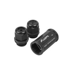 Lanberg AD-RJ45-OS6-IP67 adattatore genere cavo RJ-45 Nero