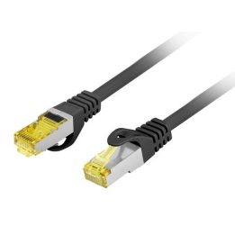 Lanberg PCF6A-10CU cavo di rete nero 1 m Cat6a S/FTP (S-STP) rotondo