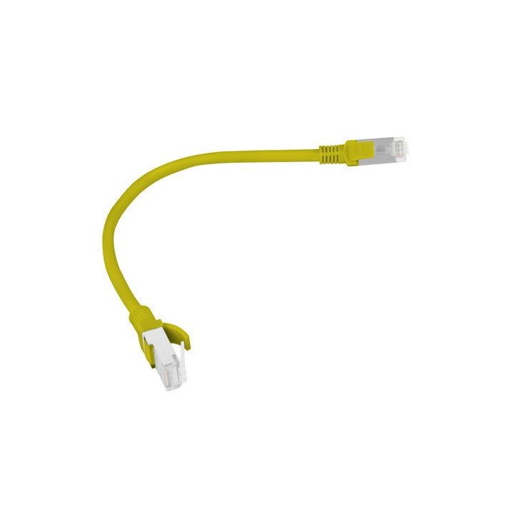 Lanberg PCU6-10CC-0025-Y cavo di rete Giallo 0.25 m Cat6 U/UTP (UTP)