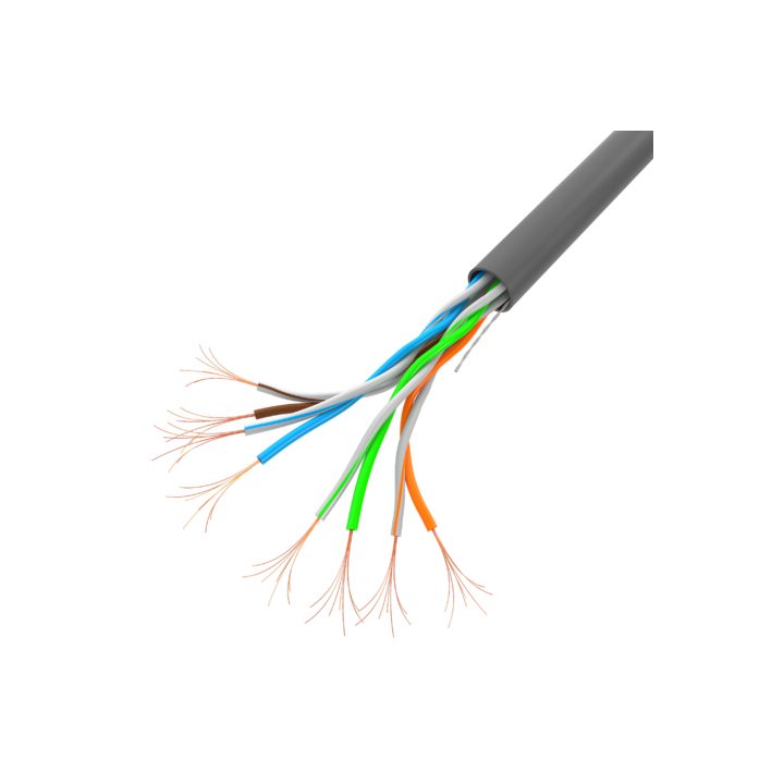 LANBERG LAN UTP CAVO 100MB/S 305M FILO CCA GIALLO