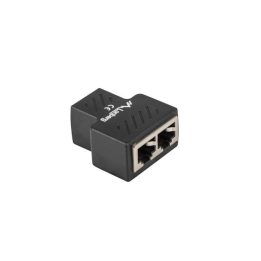 Lanberg ADS-RJ45-2RJ45-OS splitter/combinatore cavo nero