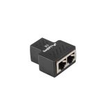 Lanberg ADS-RJ45-2RJ45-OS splitter/combinatore cavo nero