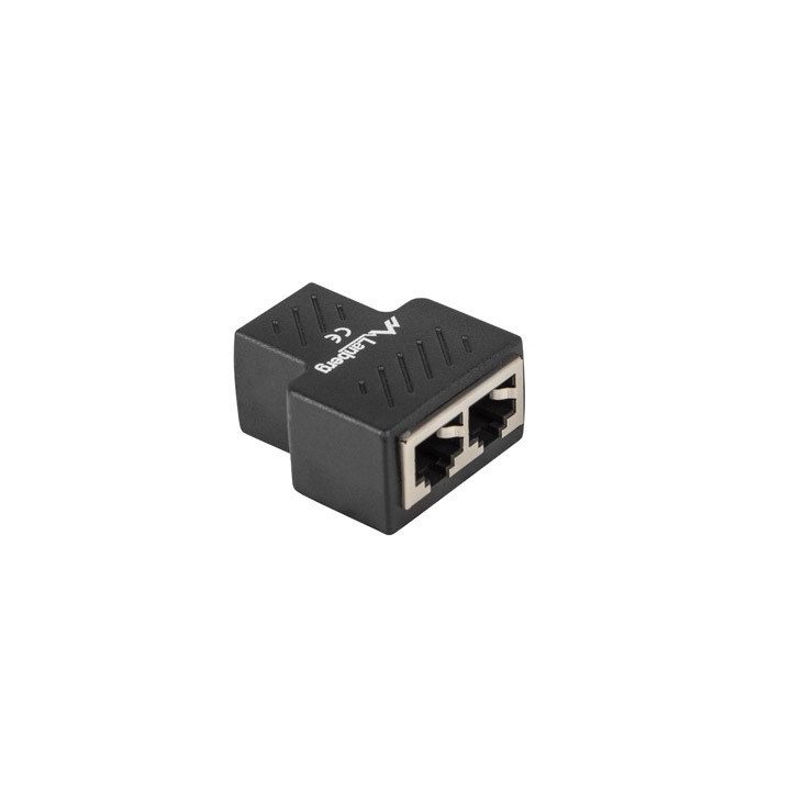 Lanberg ADS-RJ45-2RJ45-OS splitter/combinatore cavo nero