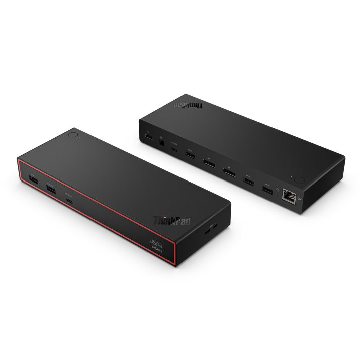 Lenovo ThinkPad USB4 Smart Dock 5500 con Alimentatore 135W Cablato Nero