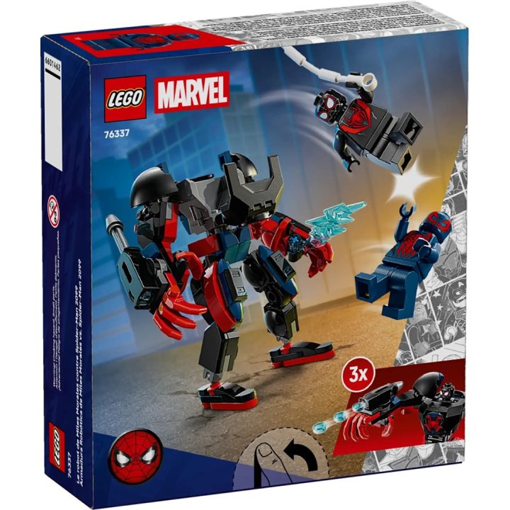 LEGO MARVEL 76337 Miles Morales Mech vs. Spider-Man 2099