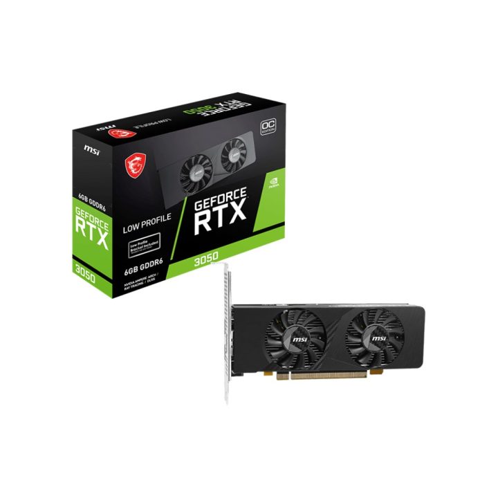 MSI GEFORCE RTX 3050 LP E 6G OC scheda grafica NVIDIA 6 GB GDDR6