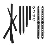 Maclean TV Supporto/Staffa da Pavimento 37–80 max. VESA 600x400 max. 60 kg MC-182 B
