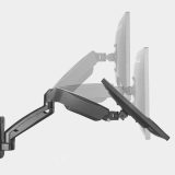Maclean Supporto a Parete per Monitor Schermo Computer 17-32'' 9kg max Molla Meccanica MC-979