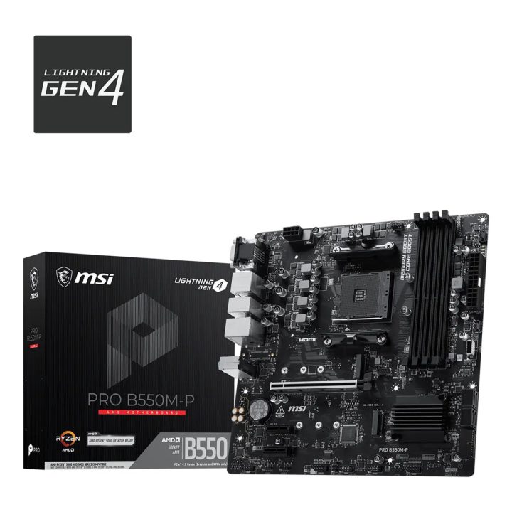 MSI PRO B550M-P WIFI6E scheda madre