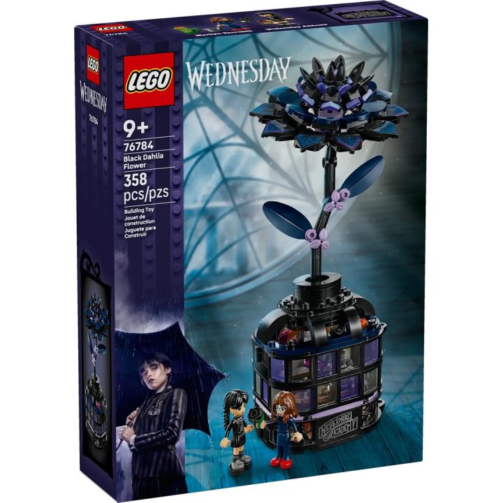 LEGO WEDNESDAY 76784 Black Dahlia Flower